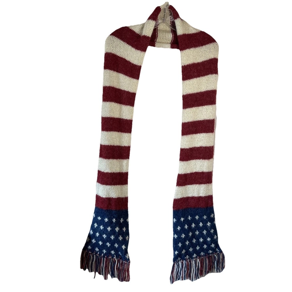 Peruvian Trading Company Patriotic USA‎ Scarf 90X10in